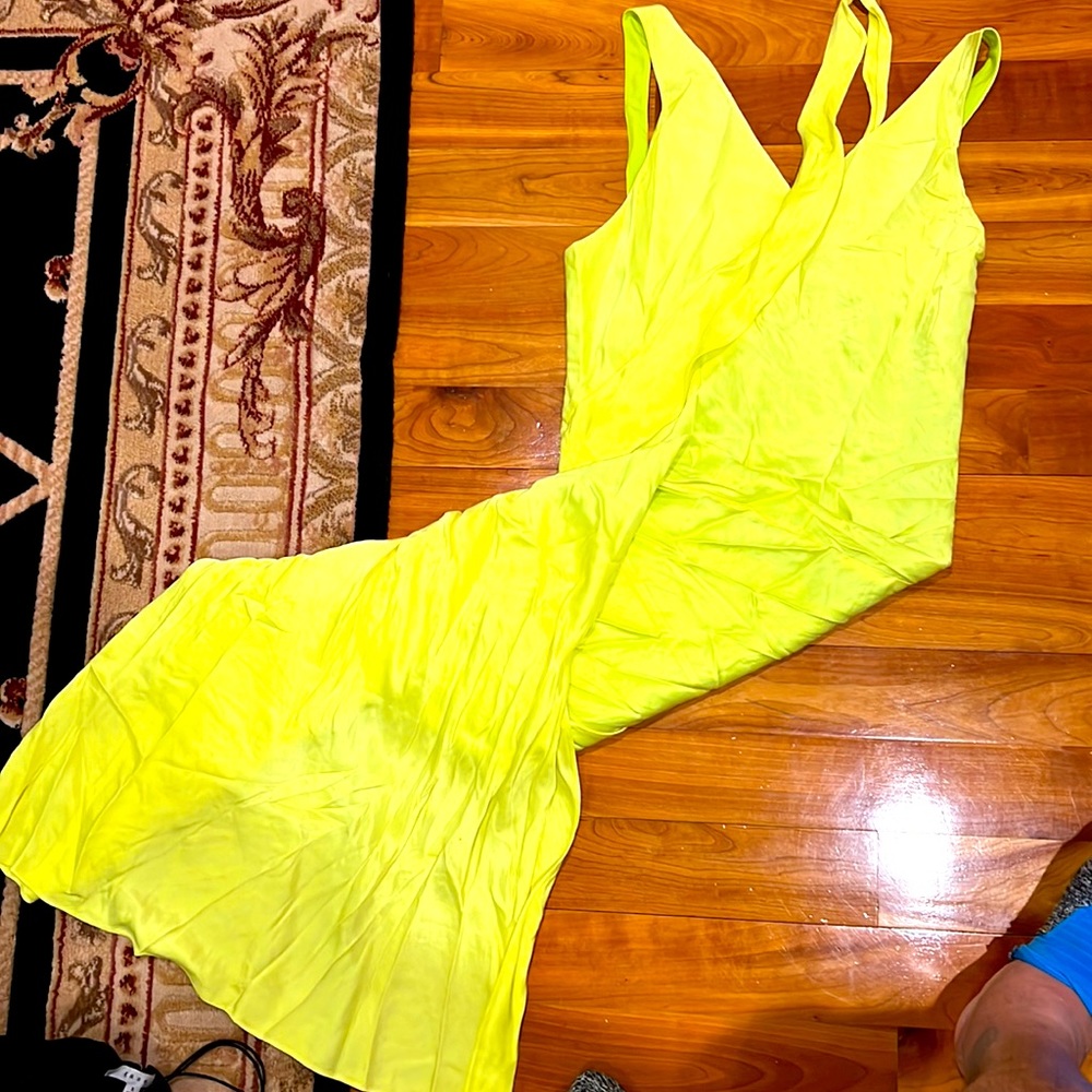 Helmut Lang gown